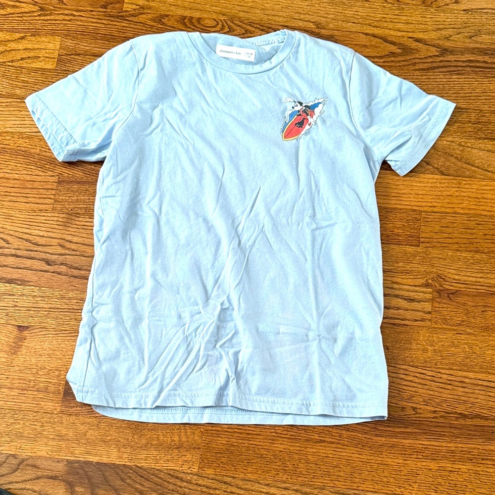 Mickey Mouse and Donald Duck surfing Abercrombie and Fitch T-shirt